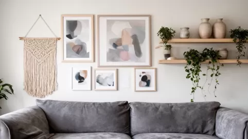 Co powiesić nad kanapą w salonie