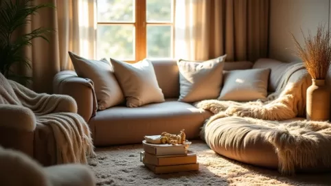 Jak ocieplić salon dodatkami