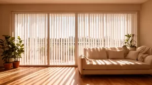 Ruchome lamele pionowe do salonu