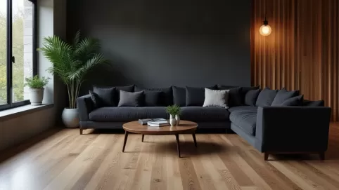 Jaka podłoga do ciemnych mebli w salonie
